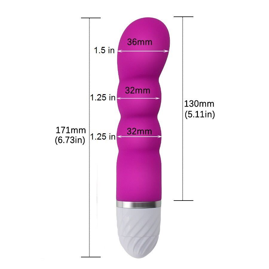 Silicone Female Women Clit Anal G-spot Vibrator Dildo Beginner Sex Toys