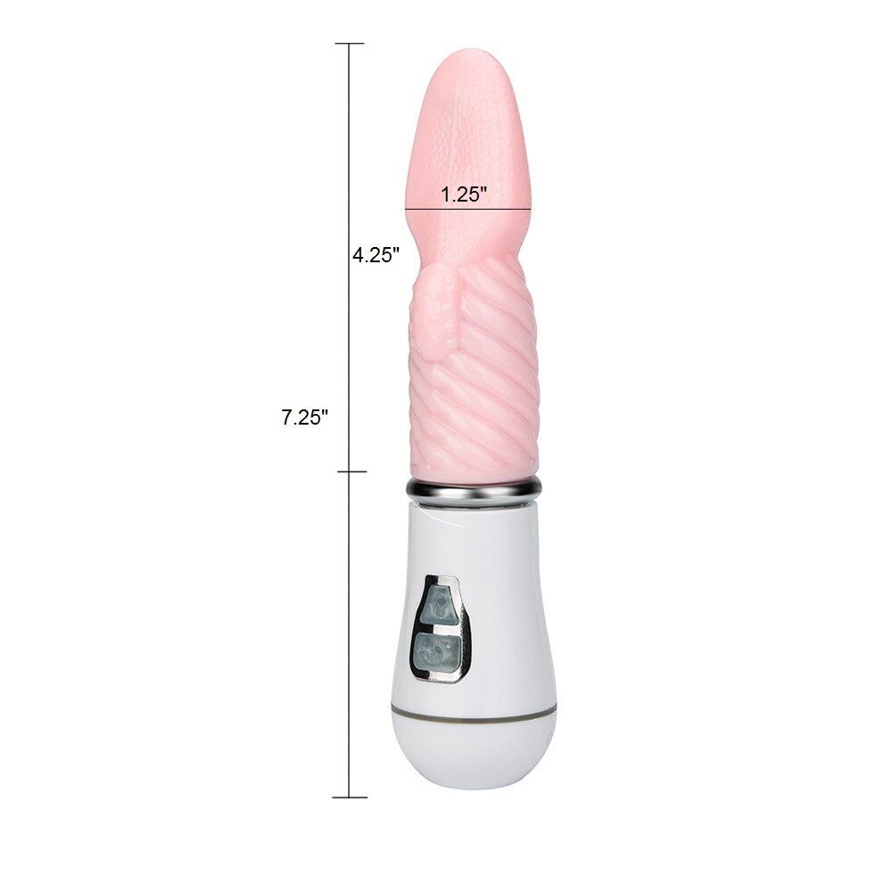 Rechargeable Flicking Tongue Orgasm Vibrator Oral Sex Toys for Women Couples