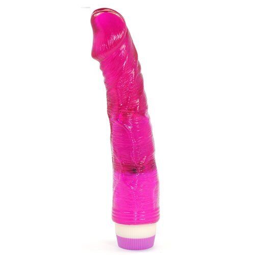 Soft Bendable Flexible Thick Realistic Clit Anal G-spot Vibrator Vibrating Dildo