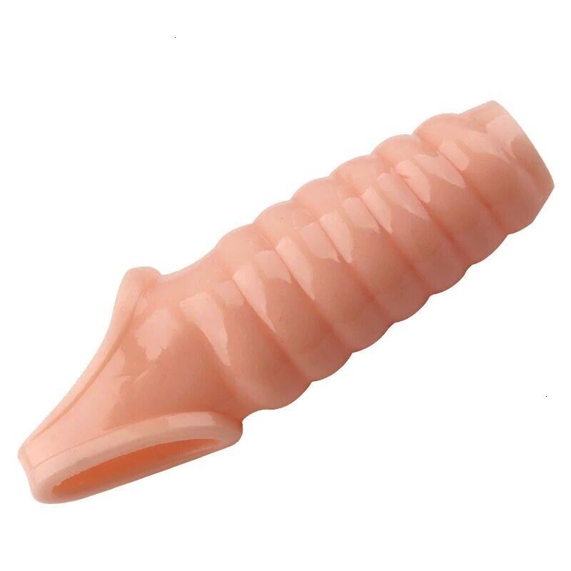 Penis Extension Extender Sleeve Sheath Enhancer Enlarger Sex Toy for Couple Men