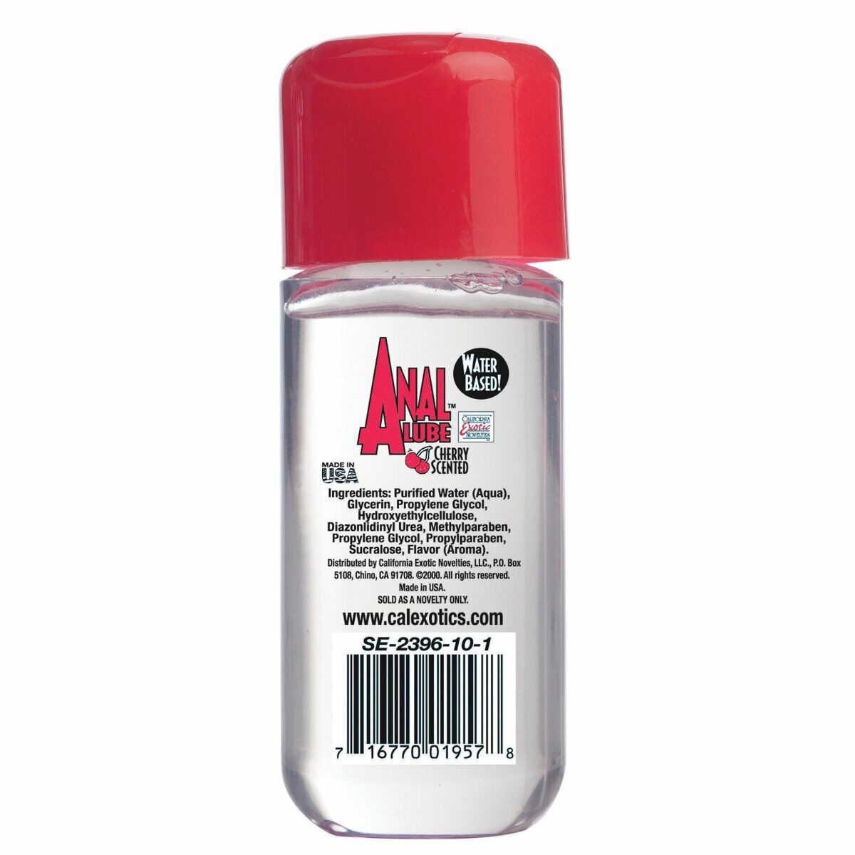 Orginal Formula Anal Lube Personal Lubricant Cherry Flavored Scented