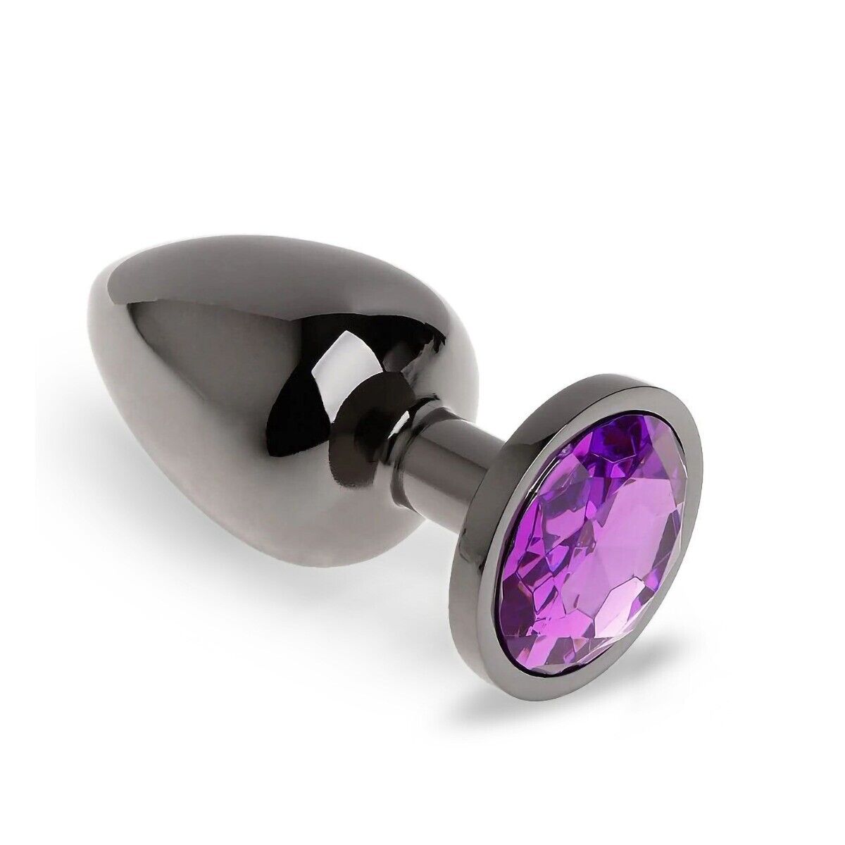 Purple Gem Anal Butt Plug Anal Play Sex-toys for Men Women Couples