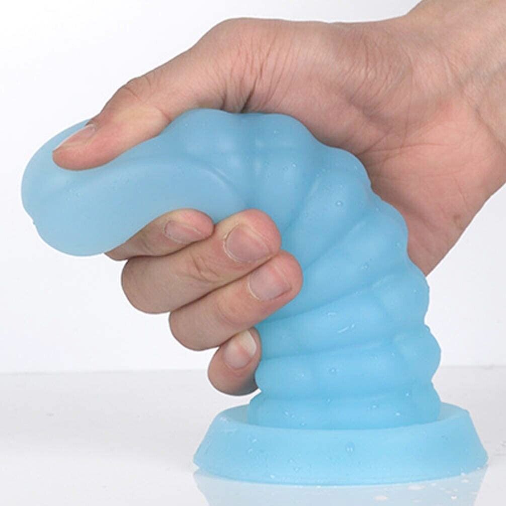 Huge Extra Large XL Realistic Liquid Silicone G-spot Anal Dildo Dong Butt Plug