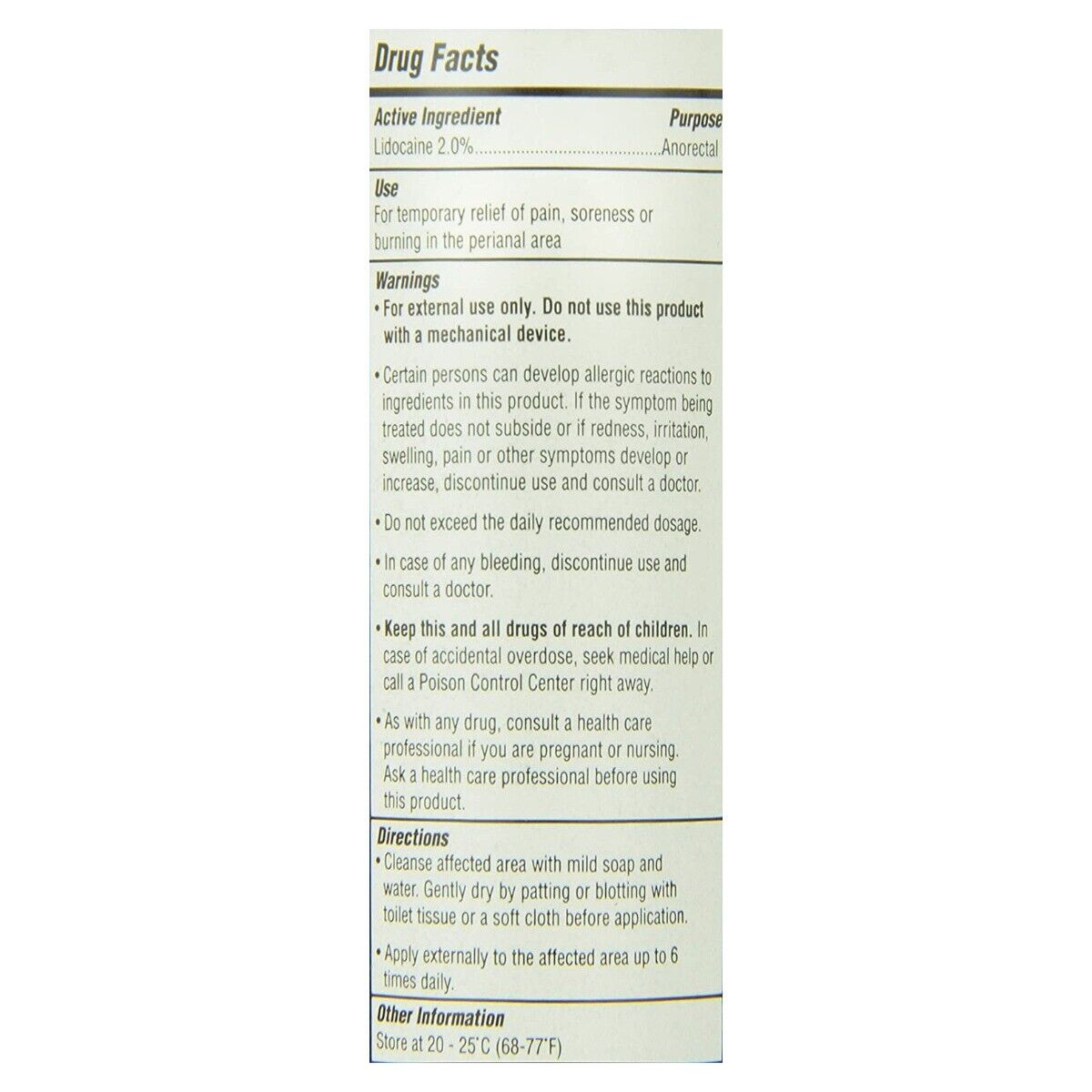 Master Series Ass Relax Desensitizing Numbing Anal Lubricant 4.25 oz