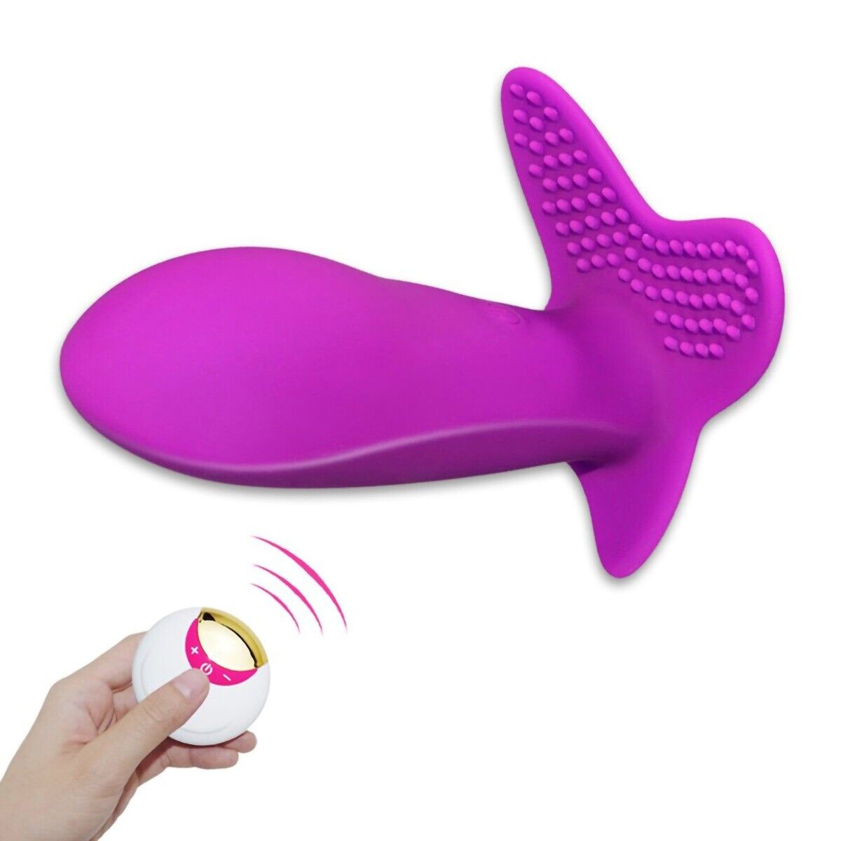Silicone Wireless Remote control Wearable Strap-on Clit G-spot Vibrator Sex-toys