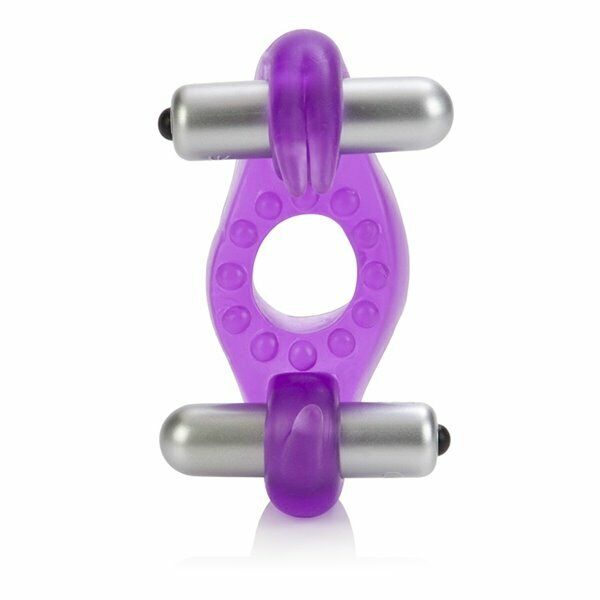 Rockin' Rabbit Dual Vibe Bullet Couple Orgasm Vibrating Penis Cock Ring Sex Toy