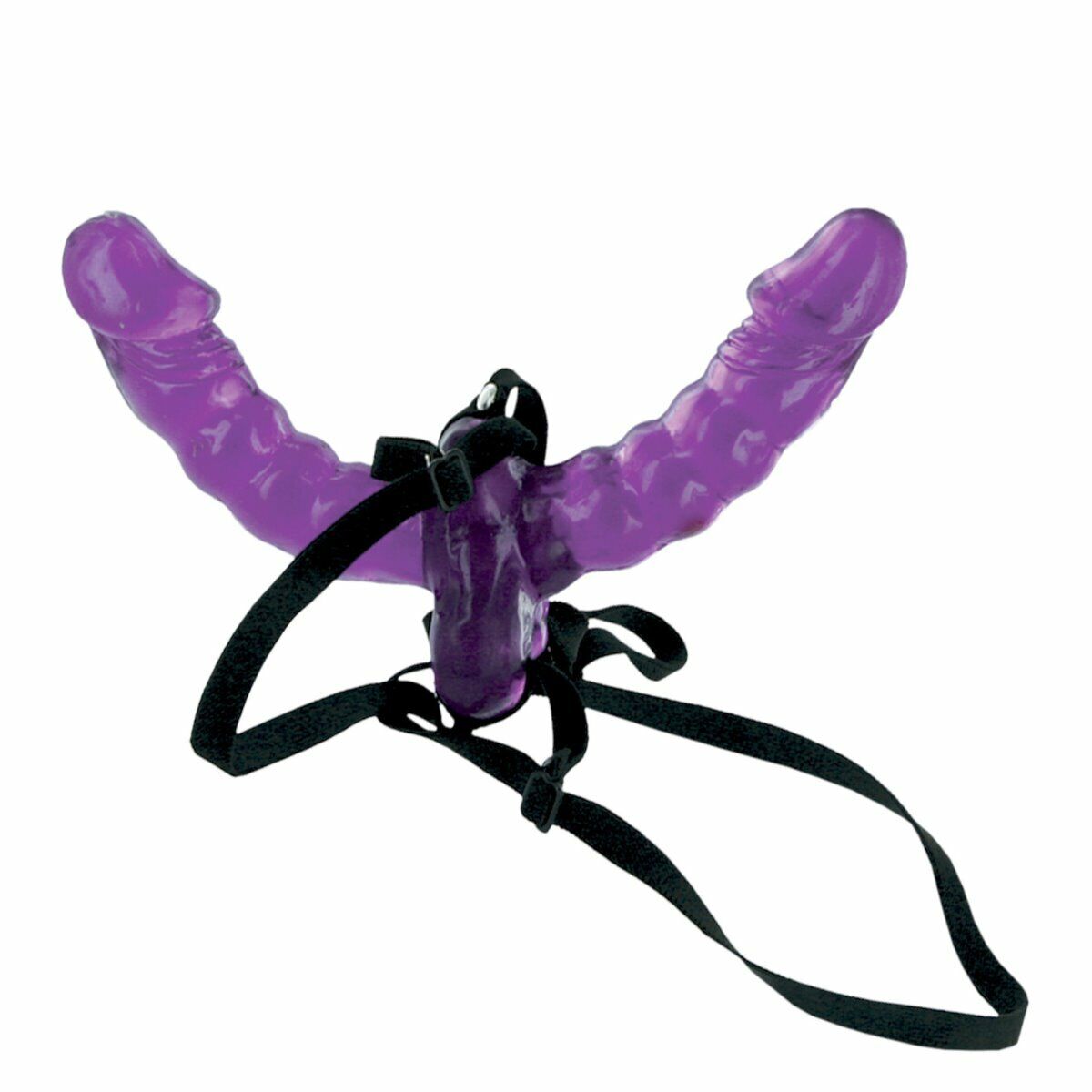 Double Ended Penetration Penetrator Strap-on G-spot Dildo Dong Lesbian Sex Toy