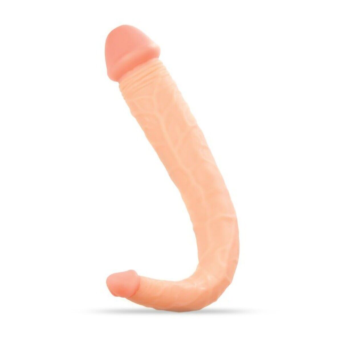 Maxx Men 15" Curved Double Dong Double Ended Dildo Dildoe Dildos DP Anal Sex Toy