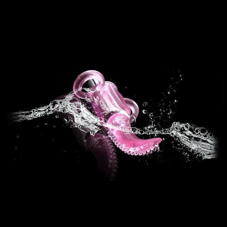Vibrating Tongue Finger Massager Vibe Vibrator Orgasm Sex-toys for Women