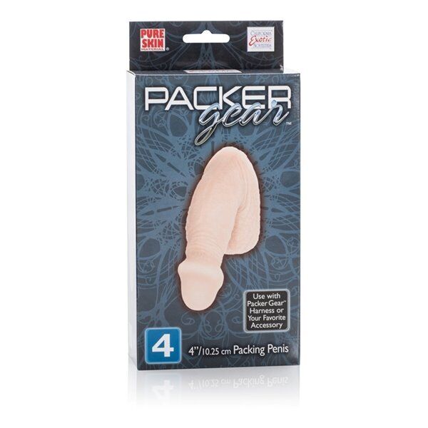 Packer Gear Packing Penis 4" Realistic Dildo Cock for Packing
