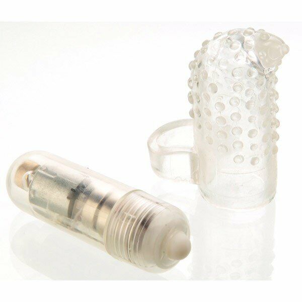 Vibrating Frisky Finger Massager Clit Climax Vibe Vibrator Light Up Bullet