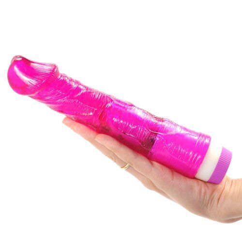 Soft Bendable Flexible Thick Realistic Clit Anal G-spot Vibrator Vibrating Dildo
