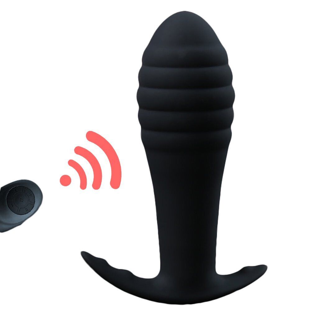 Rechargeable Wireless Remote Control Vibrating Wearable Anal Butt Plug Vibrator