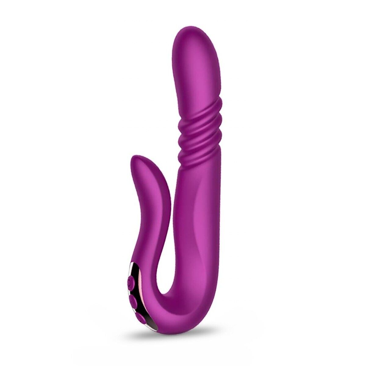 Double Ended Thrusting G-spot Anal Dildo Vibrator Sex-toys for Women Couples