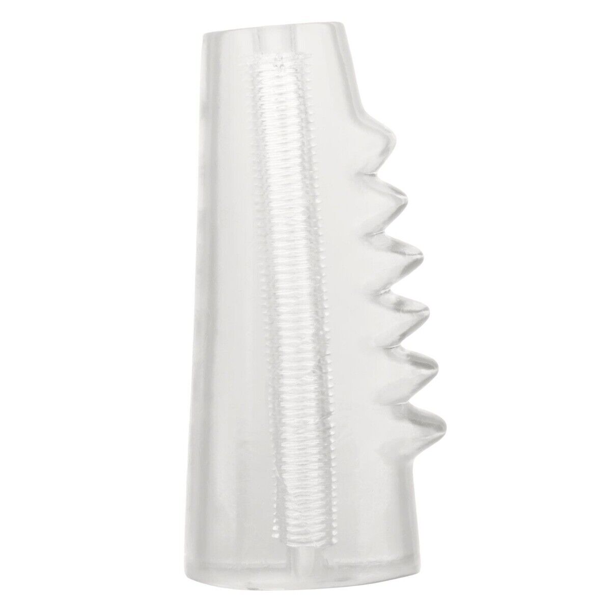 Clear Thick Cock Penis Girth Enhancer Extension Sleeve Enlarger Sheath