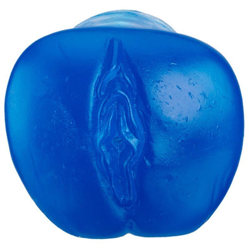 Blue Beaded Discreet Male Masturbator Pocket Pussy Vagina Stroker + Orgasm Beads