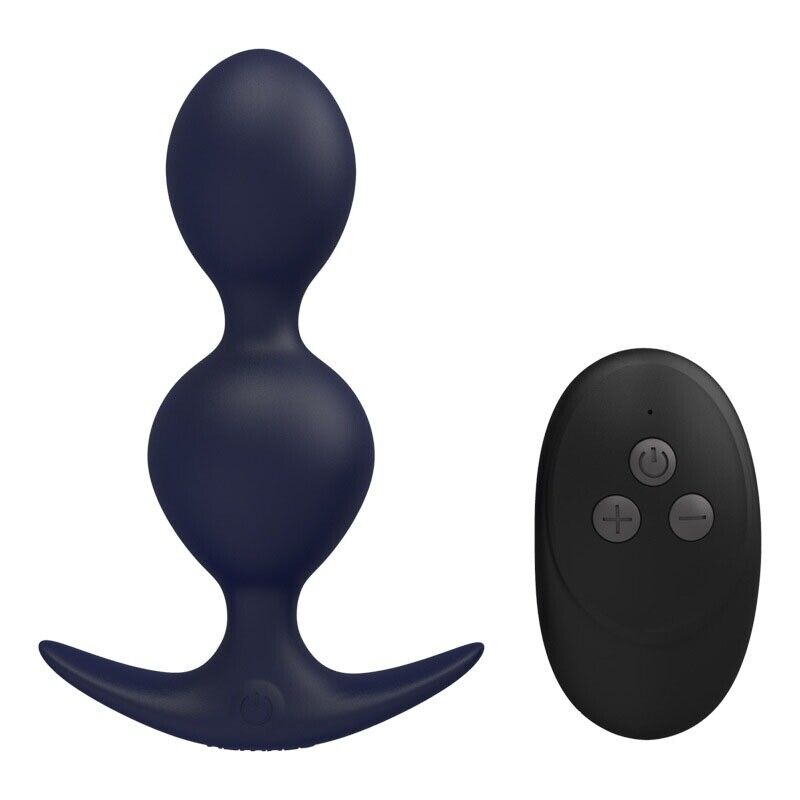 Wireless Vibrating Anal Beads Butt Plug Vibrator Sex Toys for Men Women Couples