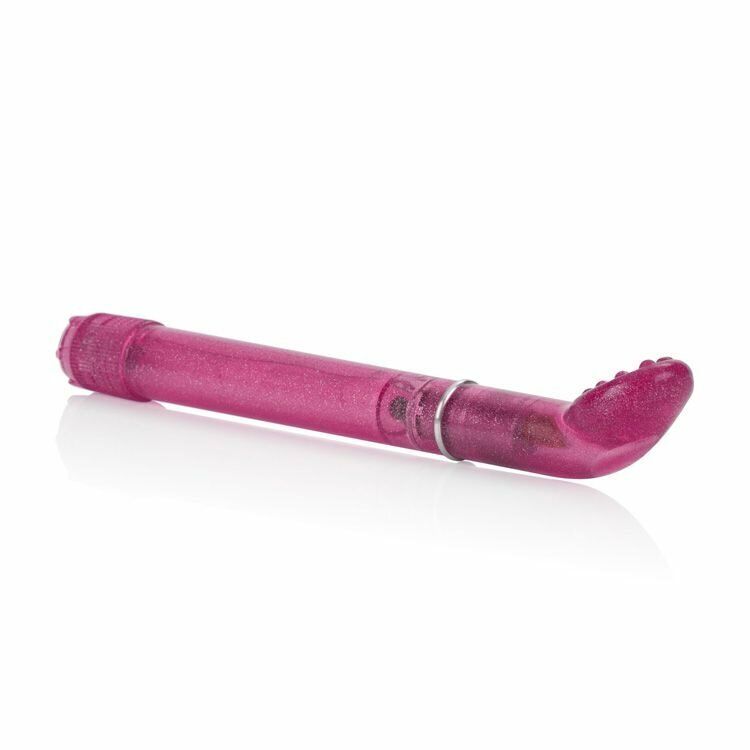Waterproof Slim Slender G-pot Clitoral Vibrator w/ Orgasm Dots Sex Toy Vibe