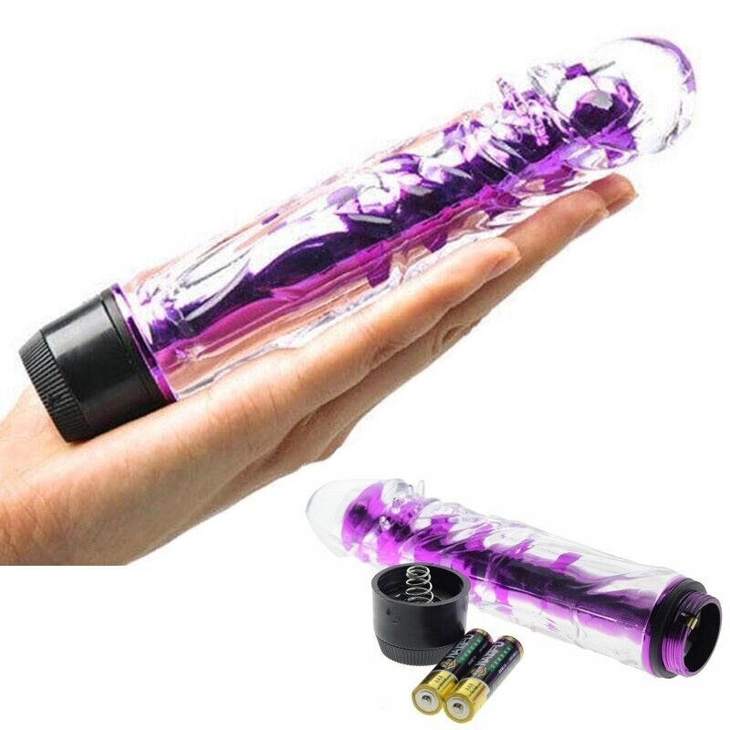Soft Jelly Multi-speed Realistic G-spot Anal Vibrator Dildo Women Sex Toys