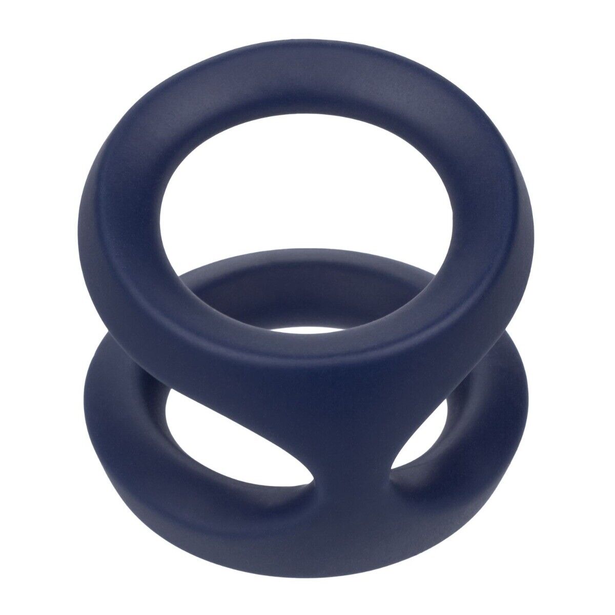 Soft Stretchy Silicone Flexible Dual Penis Cock Ball Ring Sex Toy for Men Couple