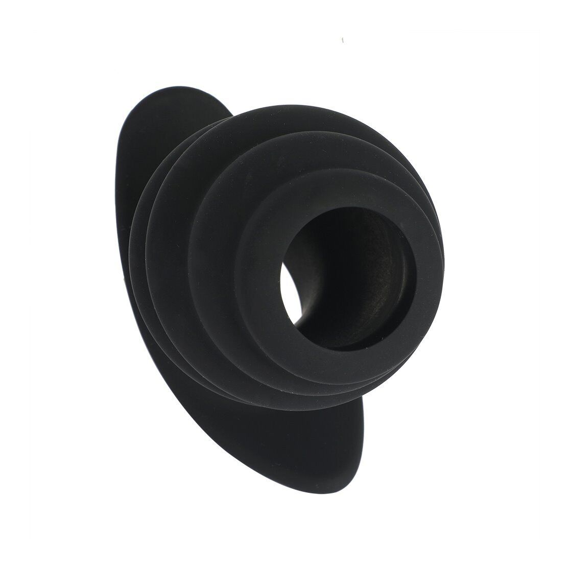 Silicone Ribbed Hollow Tunnel Butt Plug Stretcher Anal Play Sex Toys