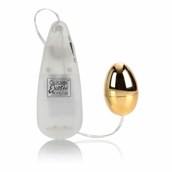 Vibrating Gold Egg Bullet Multi-speed Clitoral Anal Climax Vibe Vibrator Sex Toy