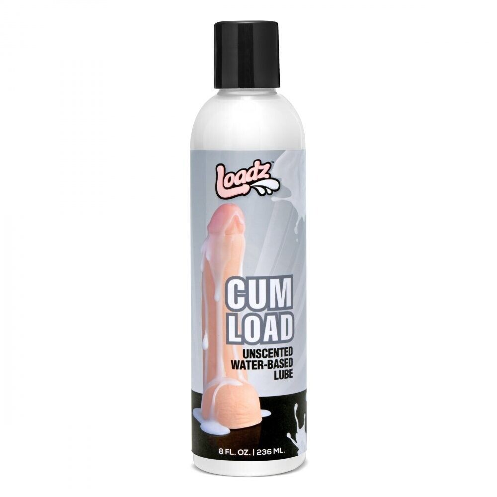 Loadz Cum Load Unscented Thick Creamy White Water Based Semen Lube Lubricant 8oz