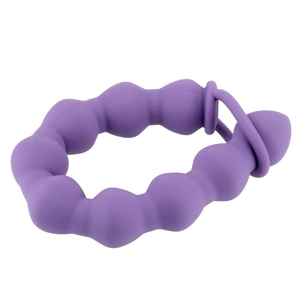 Silicone Bendable Flexible Large Anal Beads Butt Plug Anal Trainer Sex Toys