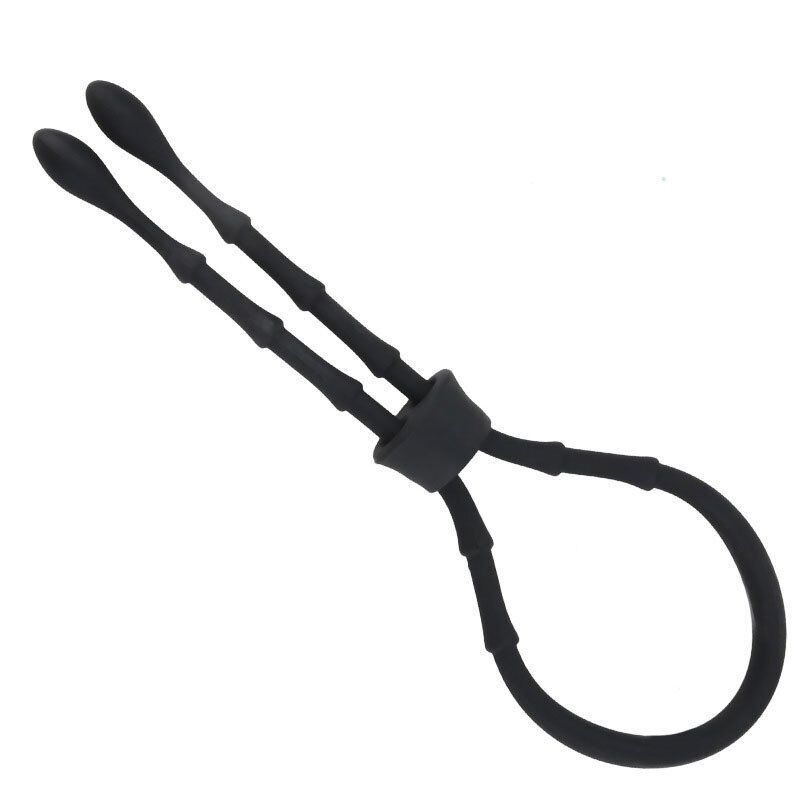 Silicone Lasso Male Erection Keeper Enhancer Prolong Delay Penis Cock Ring