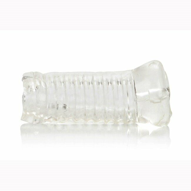 Mini Ribbed Pocket Pussy Stroker Sleeve Male Masturbators Sex Toys for Men