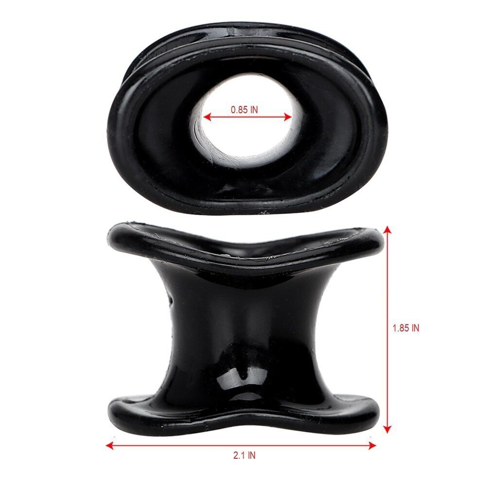 Squeeze Ball Scrotum Stretcher Ring Penis Enhancer Male Chastity Sex-toy for Men