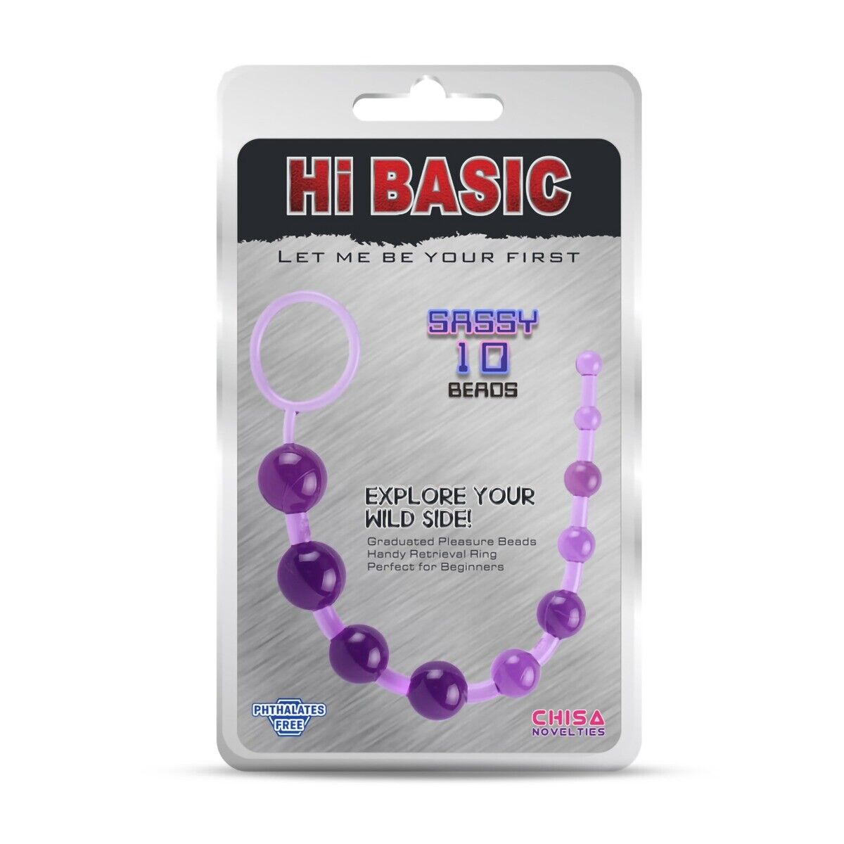 Purple Jelly Beginner Anal Beads Butt Plug Anal Play Training Sex Toys