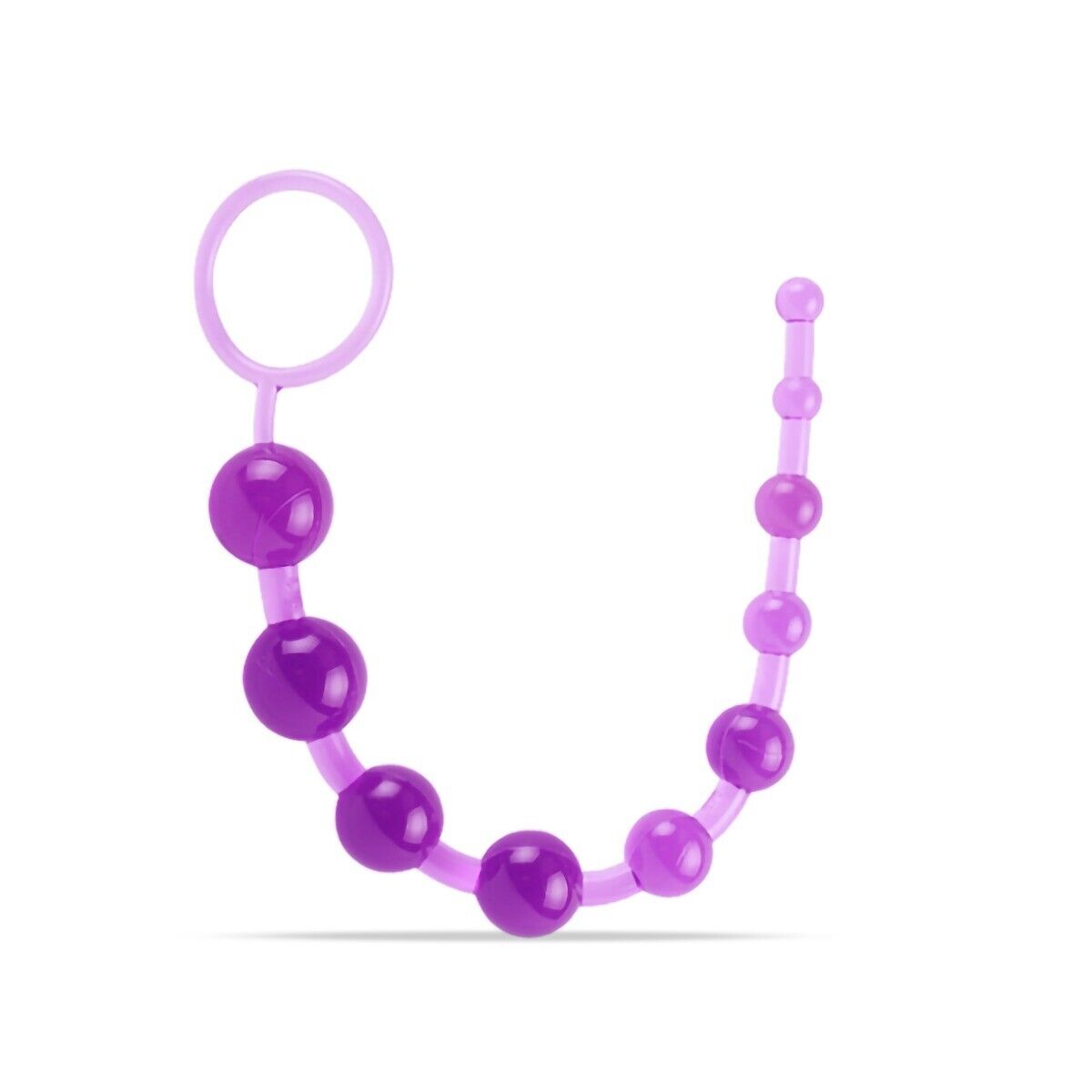 Purple Jelly Beginner Anal Beads Butt Plug Anal Play Training Sex Toys