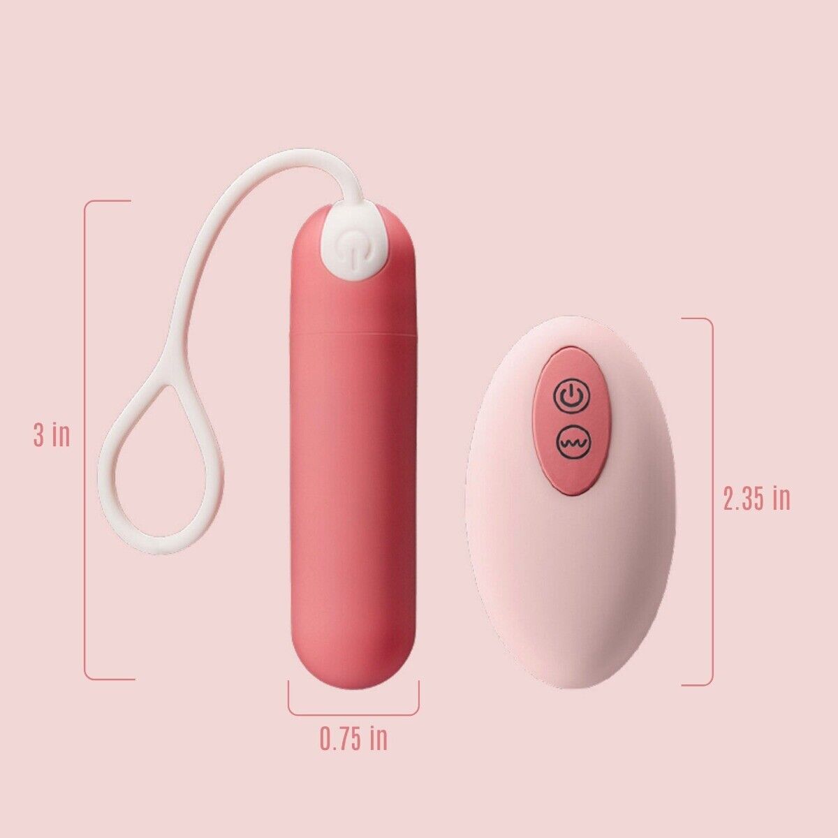 Wireless Remote Vibrating Bullet Vibrator Beginner Sex Toys for Women Couples