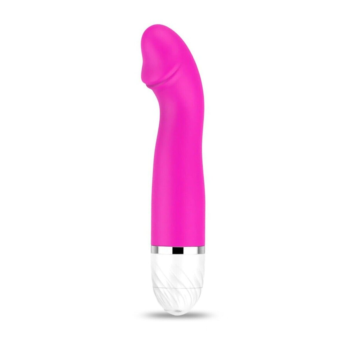 Silicone Flexible Realistic Anal Clit G-spot Vibrator Massager Sex Toy for Women