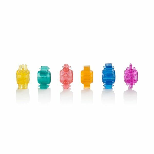 Senso 6 Pak Stretchy Cock Ring Male Penis Erection Enhancer Enhancement Prolong