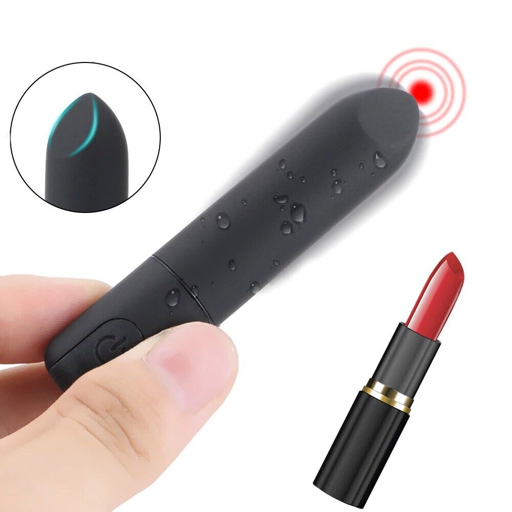 10 Multi-speed Rechargeable Lipstick Vibrating Bullet Vibrator Sex Toys