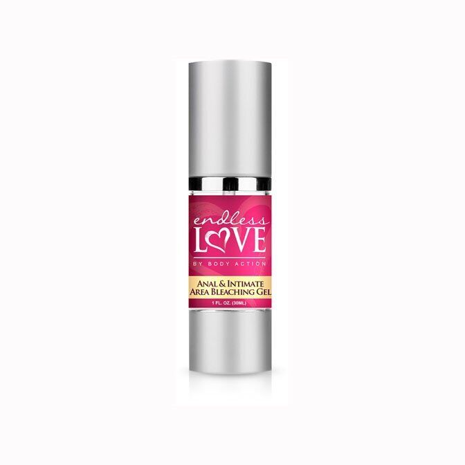 Body Action Endless Love Anal & Intimate Area Bleaching Gel Lightening Cream 1oz