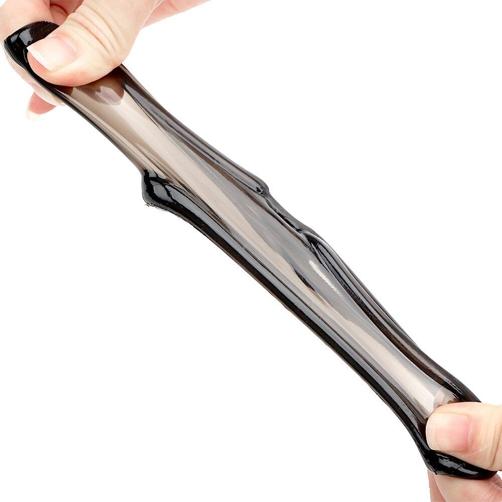 Stretchy Male Penis Erection Enhancer Cock Ring Sleeve Ball Divider Splitter