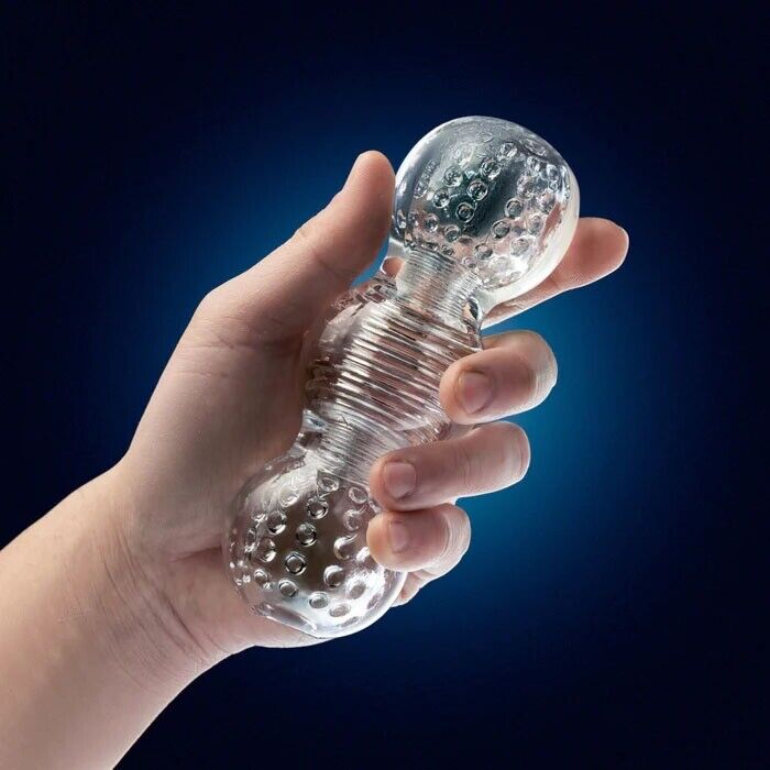 Clear Soft Feel Ribbed Cock Stroker Sleeve Male Masturbators Sex-toys for Men