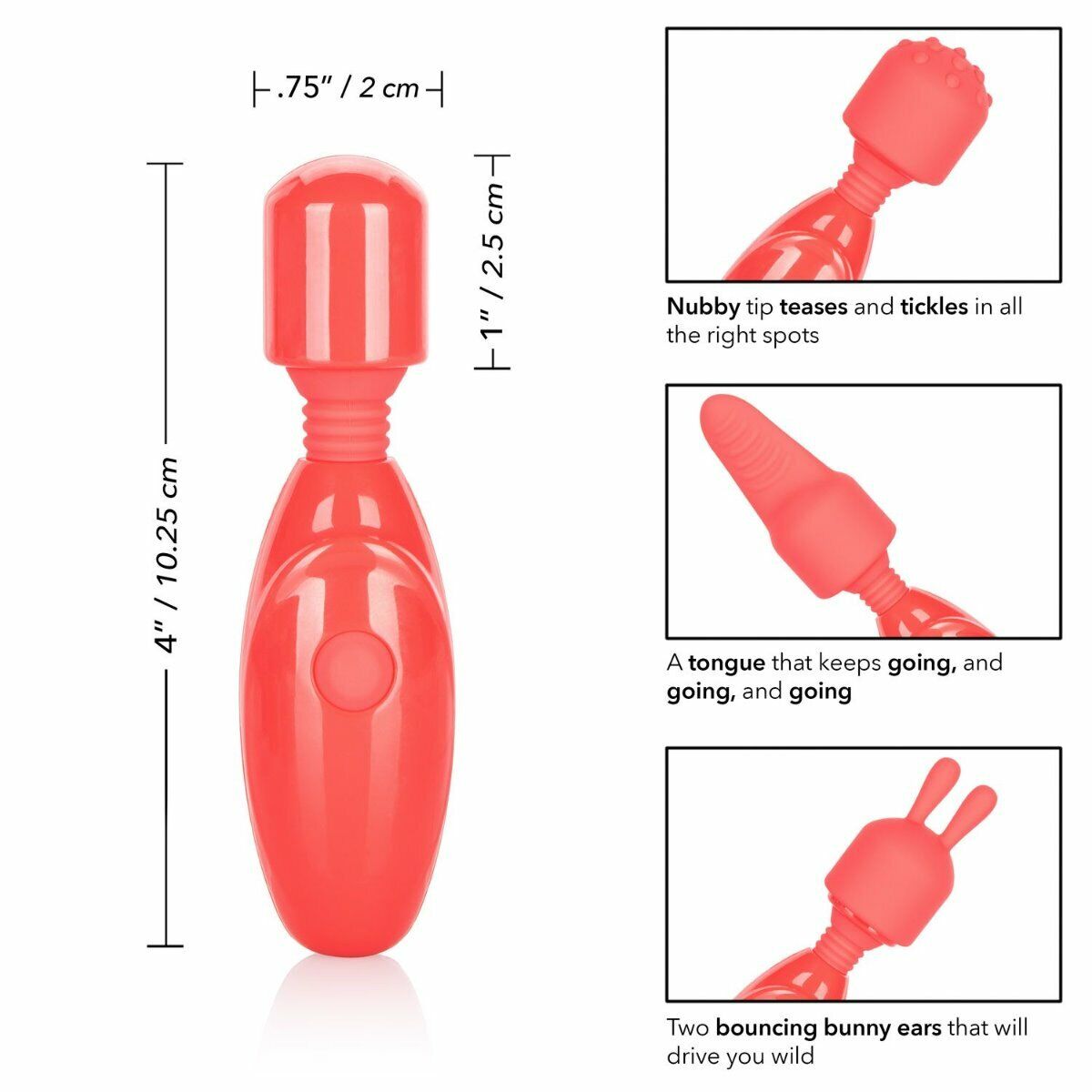 Rechargeable Massager Kit Clit Nipple Vibrator Foreplay Sex-toys for Women
