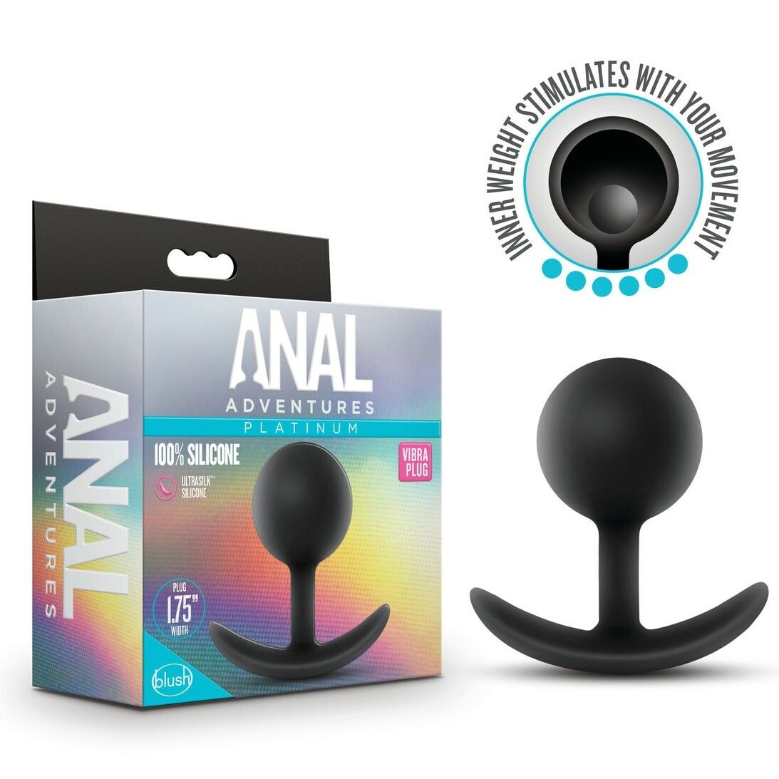 Silicone Wearable Vibrating Anal Beads Butt Plug Sex Toys for Men Women Couples