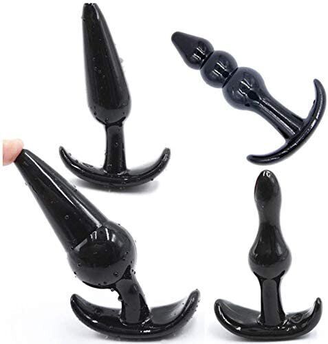 7 Piece Anal Play Kit Anal Trainer Beads Butt Plug Vibrator Sex Toys for Couples