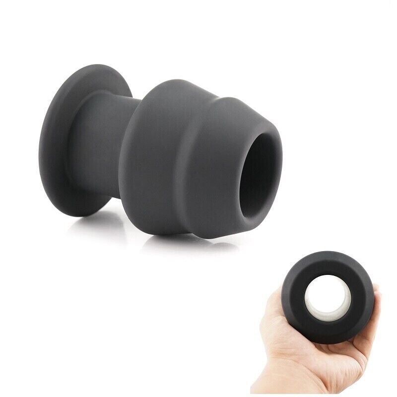 Silicone Full Access Peeker Hollow Anal Expanding Tunnel Dilator Butt Plug