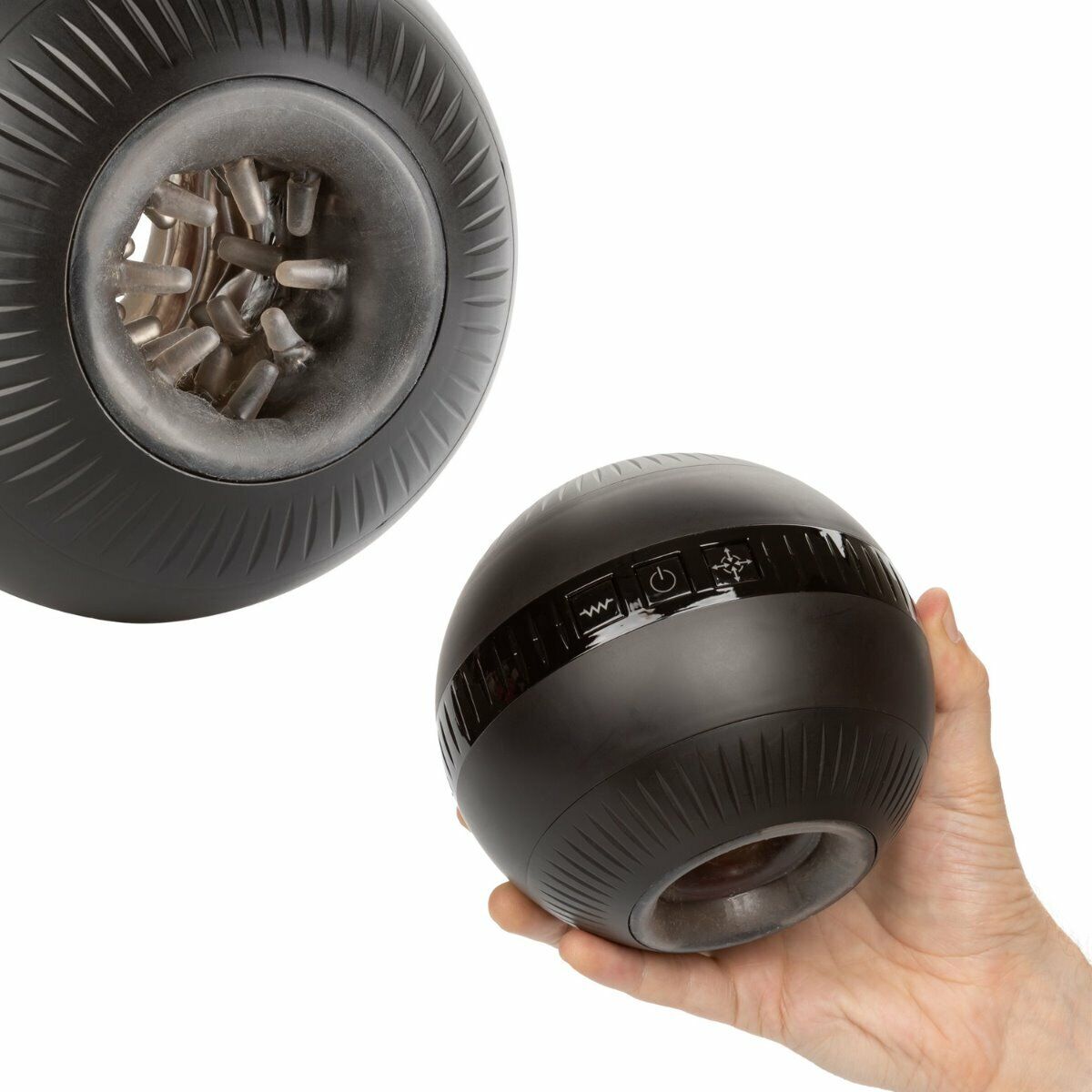 Optimum Power Masturball Vibrating Compressing Male Masturbator Penis Trainer