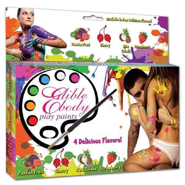 Sweet Edible Body Paints Passion Fruit Cherry Pina Colada Strawberry Flavored