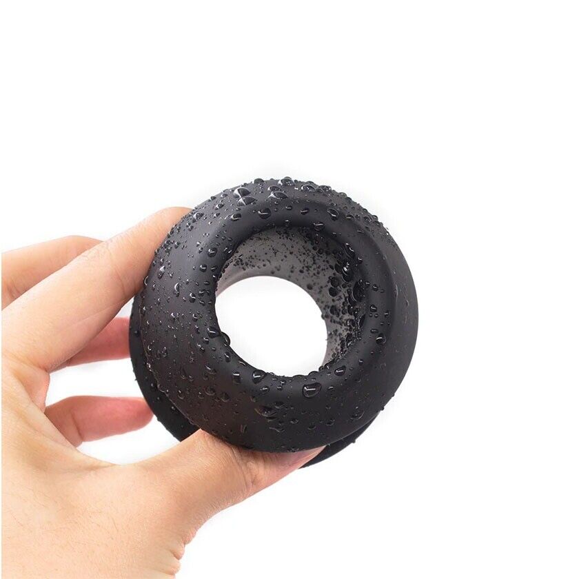 2Pk Silicone Full Access Peeker Hollow Anal Expanding Tunnel Dilator Butt Plugs