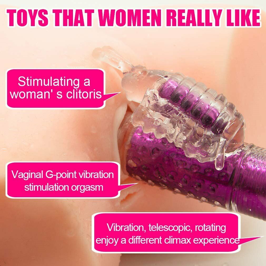 Thrusting Slim Slender Butterfly Clit G-spot Rabbit Vibrator Sex-toys for Women