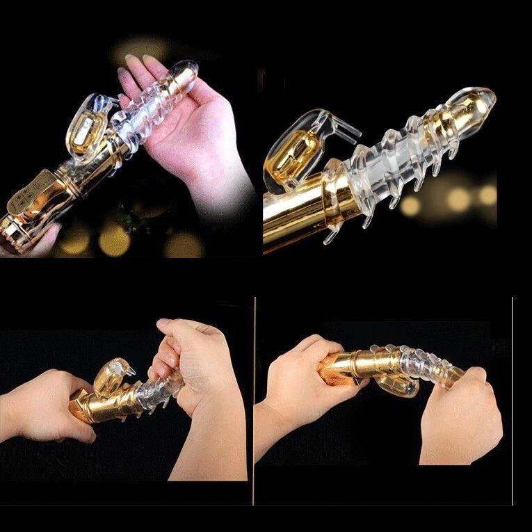 Kissing Hummingbird Rabbit Clit G-spot Vibrator Vibe Dildo Sex-toys for Women