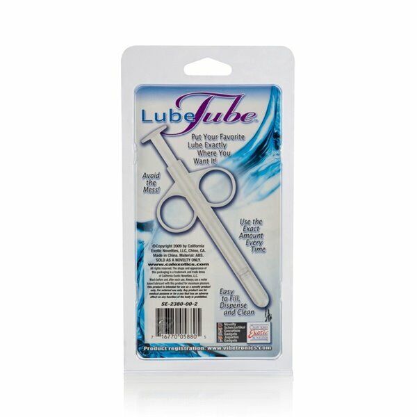 Reusable Refillable Anal Lube Tube Personal Lubricant Applicator Launcher